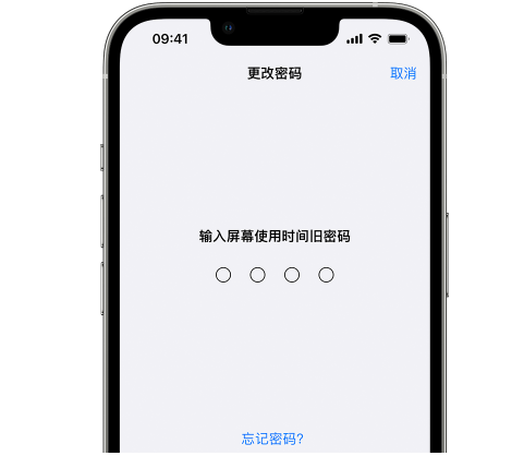 谢岗镇iPhone屏幕维修分享iPhone屏幕使用时间密码忘记了怎么办 